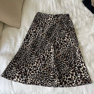 Midi/maxi Cheetah Print skirt size Small
